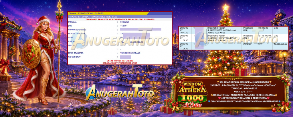 ANUGERAHTOTO JACKPOT PRAGMATIC SLOT βWisdom of Athena 1000 Xmasβ βββββ ββββ ββββ βββββ ββββ βββββββββ ββββ ββββ βββββ ββββ βββββββββ ββββ ββββ βββββ ββββββββRp 10.550.000,- LUNAS