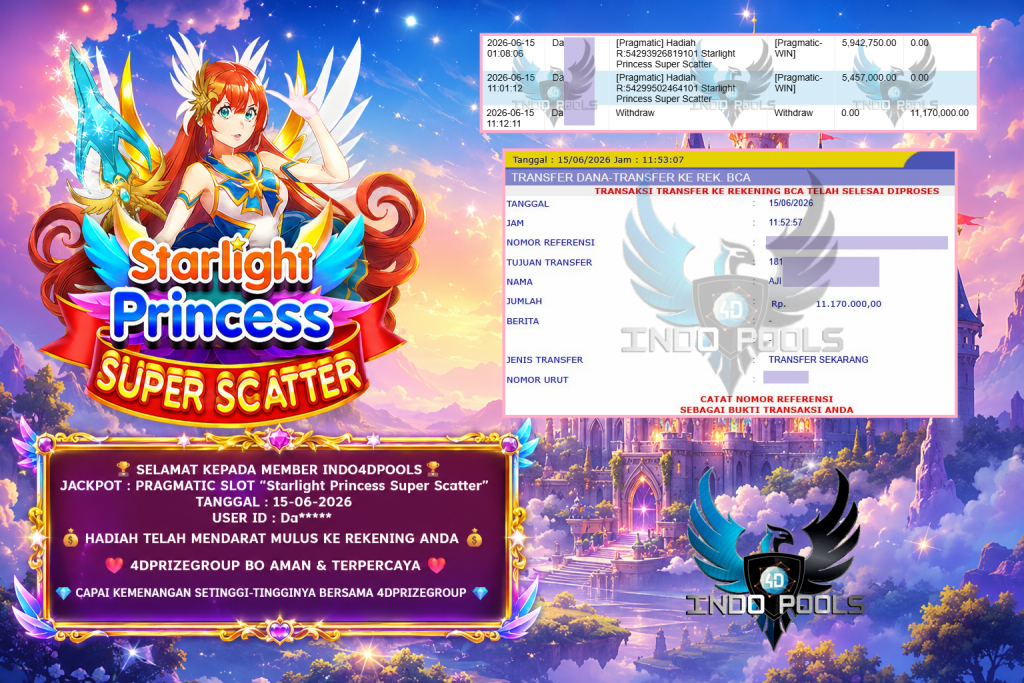 INDO4DPOOLS JACKPOT PRAGMATIC SLOT “Starlight Princess Super Scatter” ‏‏‎ ‎‏‏‎ ‎‏‏‎ ‎‎‏‏‎ ‎‏‏‎ ‎‏‏‏‏‎ ‎‏‏‎ ‎‏‏‎ ‎‎‏‏‎ ‎‏‏‎ ‏‏‎ ‎‏‏‎ ‎‏‏‎ ‎‎‏‏‎ ‎‏‏‎ ‎‏‏‏‏‎ ‎‏‏‎ ‎‏‏‎ ‎‎‏‏‎ ‎‏‏‎ ‎‏‏‎‏‏Rp 11.170.000,- LUNAS