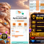 BINTANG4DP JACKPOT PRAGMATIC “Gates of Olympus 1000” Rp10.300.000,- LUNAS