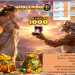 BINTANG4DP JACKPOT PRAGMATIC “Gates of Olympus 1000” Rp10.000.000,- LUNAS