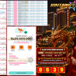 BINTANG4DP JACKPOT TOTO MACAU 5 (SETIAP HARI) “0639”‎‏‏‎ Rp25.000.000,- LUNAS
