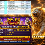 BINTANG4DP JACKPOT PRAGMATIC “Gates of Olympus Super Scatter” Rp10.000.000,- LUNAS