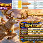 BINTANG4DP JACKPOT PRAGMATIC “Gates of Olympus Super Scatter” Rp10.000.000,- LUNAS