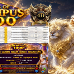 4DSUPER JACKPOT PRAGMATIC “Gates of Olympus 1000” Rp50.000.000,- LUNAS