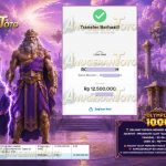ANUGERAHTOTO JACKPOT PRAGMATIC SLOT “Gates of Olympus 1000” Rp12.500.000,- LUNAS