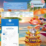 INDO4DPOOLS JACKPOT Pragmatic “Gates of Olympus Super Scatter” Rp12.000.000,- LUNAS
