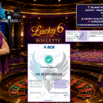 INDO4DPOOLS JACKPOT PRAGMATIC LIVE GAME “Lucky 6 Roulette” Rp 24.000.000,- LUNAS