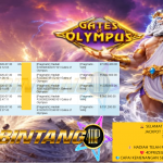 BINTANG4DP JACKPOT PRAGMATIC “Gates of Olympus” Rp50.000.000,- LUNAS