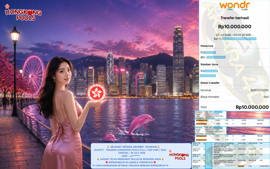 AKSARA4D JACKPOT PASARAN ” HONGKONG POOLS FULL (TIAP HARI) ”3924″ ” Rp 10,000,000,- LUNAS
