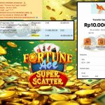 AKSARA4D JACKPOT Pragmatic “Fortune Ace Super Scatter” Rp10.000.000,- LUNAS