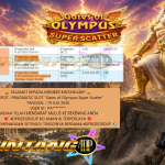 BINTANG4DP JACKPOT PRAGMATIC SLOT “Gates of Olympus Super Scatter” Rp 10.246.000,- LUNAS