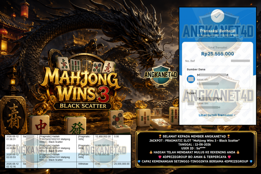 ANGKANET4D JACKPOT PRAGMATIC SLOT “Mahjong Wins 3 – Black Scatter” ‎‎‏‏‎ ‎‏‏‎ ‎‏‏‎ ‎‎‏‏‎ ‎‏‏‎ ‎‏‏‎‎‎‏‏‎ ‎‏‏‎ ‎‏‏‎ ‎‎‏‏‎ ‎‏‏‎ ‎‏‏‎‎‎‏‏‎ ‎‏‏‎‎‎‏‏‎ ‎‏‏‎ ‎‏‏‎ ‎‎‏‏‎ ‎‏‏‎ ‎‏‏‎ ‎‏‏‎ ‎‎‏‏‎ ‎‏‏‎ ‎‏‏‎Rp 25.555.000,- LUNAS