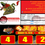 INDOPOOLS JACKPOT PASARAN TOTO MACAU 4 “4424” Rp 11.000.000,- LUNAS