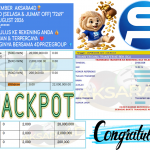 AKSARA4D JACKPOT PASARAN ” SINGAPORE 4D (SELASA & JUMAT OFF) ”7269” ” Rp 22,000,000,- LUNAS