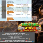 BINTANG4DP JACKPOT PRAGMATIC “Mahjong Wins 3 – Black Scatter” Rp16.775.000,- LUNAS