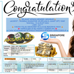 AKSARA4D JACKPOT PASARAN ” SINGAPORE 4D (SELASA & JUMAT OFF) ”3200” ” Rp 14,900,000,- LUNAS