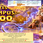 BINTANG4DP JACKPOT PRAGMATIC “Gates of Olympus 1000” Rp 24.000.000,- LUNAS