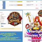 SHIO4DP JACKPOT PRAGMATIC “Starlight Princess 1000” Rp.1.000.000,-LUNAS