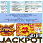 AKSARA4D JACKPOT PRAGMATIC ” Gates of Olympus Super Scatter ” Rp 12,000,000,- LUNAS