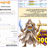 BINTANG4DP JACKPOT PRAGMATIC “Gates of Olympus 1000″ Rp10.300.000,- LUNAS