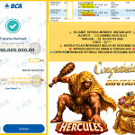 BINTANG4DP JACKPOT CQ GAMING “HERCULES” Rp50.000.000,- LUNAS