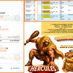 BINTANG4DP JACKPOT CQ GAMING “Hercules” Rp20.000.000,- LUNAS