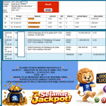 INDO4DPOOLS JACKPOT SINGAPORE 4D (SELASA & JUMAT OFF) “9120”‎‏‏‎ Rp10.500.000,- LUNAS