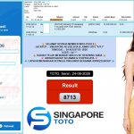INDO-POOLS JACKPOT SINGAPORE 4D (SELASA & JUMAT OFF) “8713”‎‏‏‎ Rp12.000.000,- LUNAS