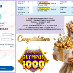 INDO-POOLS JACKPOT PRAGMATIC “Gates of Olympus 1000″‎‏‏‎‎ Rp18.500.000,- LUNAS
