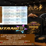 BINTANG4DP JACKPOT PRAGMATIC SLOT “Gates of Olympus 1000 ” Rp19.000.000,- LUNAS