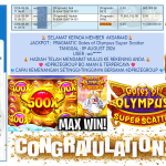 AKSARA4D JACKPOT PRAGMATIC ” Gates of Olympus Super Scatter ” Rp 10,000,000,- LUNAS