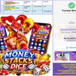 INDOVEGAS4D JACKPOT PRAGMATIC “Money Stacks Dice” Rp.12.600.000,-LUNAS