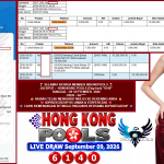 INDO4DPOOLS JACKPOT HONGKONG POOLS (Tiap hari) “6140”‎‏‏‎‎ Rp18.780.000,- LUNAS